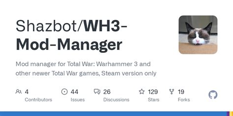 total war warhammer 3 mod configuration tool|Releases · Shazbot/WH3.